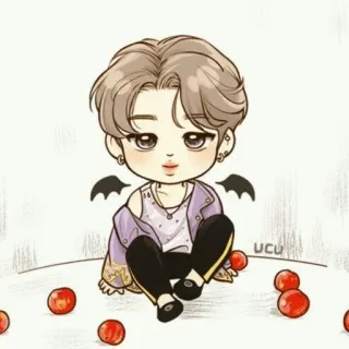 Cᴜᴛᴇ⋮Mᴇʀʏ|@Yoonmin_m telegram stickers