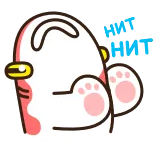 🙅‍♀️ Very Hurt kucing, terluka, sedih, kartun, lucu, binatang, meme telegram sticker