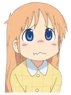 😢 anime, gái, hoạt hình, nhân vật telegram sticker