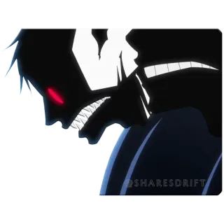 👿 @SHARESDRIFT Anime, Oscuro, Personaggio telegram sticker