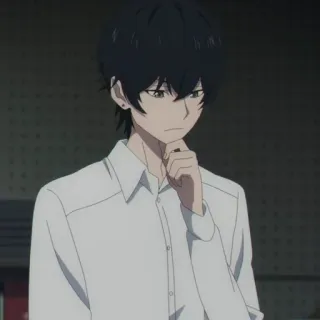 ❓ Anime, Junge, Männlich, Charakter, Porträt telegram sticker