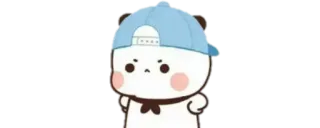 🔰 Panda, Lucu, Kartun, Topi, Binatang telegram sticker