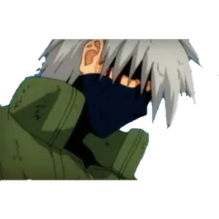 😢 Kakashi Naruto Anime, Manga, Ninja, Kakashi, Personaje, Japonés, Naruto, Enmascarado whatsapp sticker