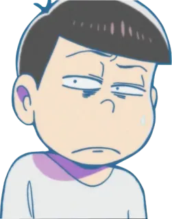 😒 anime, kartun, ekspresi, karakter, manga whatsapp sticker