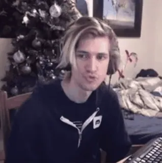 💋 xQc Streamer, Gaming, Engraçado, Twitch, xQc telegram sticker