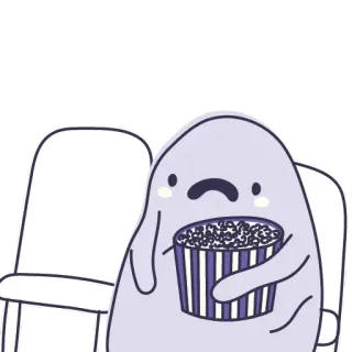 😙 Мультфильм, Фильм, Кино, Попкорн, Персонаж, Смотрю, Развлечения telegram sticker