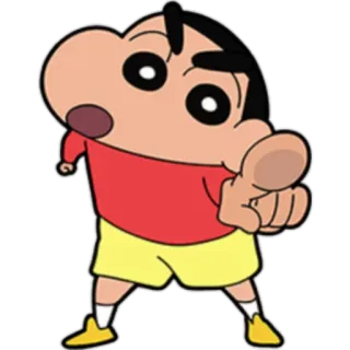😡 Shin-chan Nohara Crayon Shin-chan Shin-chan, Crayon Shin-chan, Anime, Dessin animé, Personnage telegram sticker