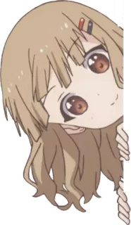 😊 Anime, Sticker, Chica, Dibujo animado, Personaje, Lindo telegram sticker