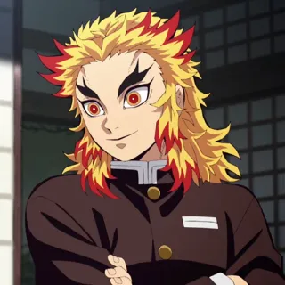 🔥 Kyojuro Rengoku Demon Slayer Anime, Demon Slayer, Rengoku, Kyojuro Rengoku, Personnage, Manga telegram sticker