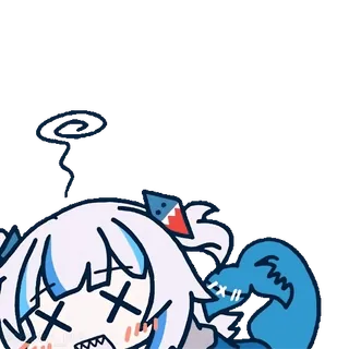 😵 Gawr Gura Hololive whatsapp sticker
