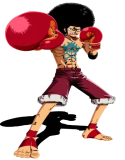 👊 Monkey D. Luffy One Piece Anime, Boxe, One Piece, Luffy, Combattant, Personnage, Manga telegram sticker