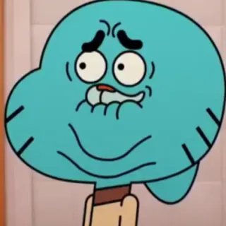 😳 Gumball Watterson The Amazing World of Gumball Cartoon, Lustig, Gumball, Gesicht, Ausdruck whatsapp sticker