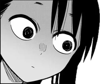 😕 anime, manga, impactado, sorprendido, dibujos animados, ojos telegram sticker