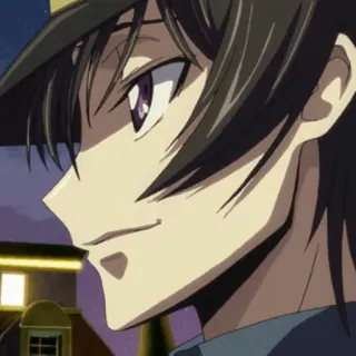 🥀 Lelouch Lamperouge Code Geass Anime, Manga, Lelouch, Personaggio, Code Geass whatsapp sticker