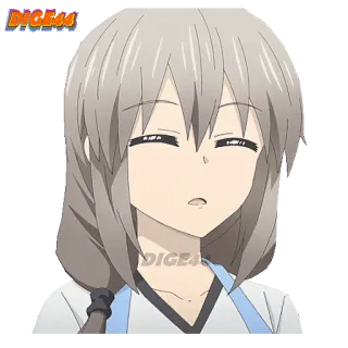😧 DIGE4U anime, sticker, cartoon, uzaki-chan wants to hang out! telegram sticker