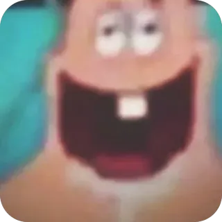 🫥 Patrick Star SpongeBob SquarePants telegram sticker