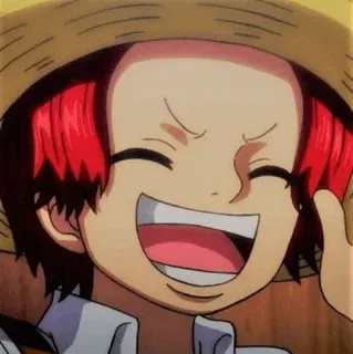 😄 Shanks One Piece アニメ, ワンピース, シャンクス, 漫画, 海賊 telegram sticker