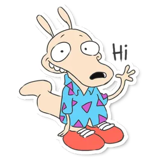 Rocko's modern life whatsapp stickers