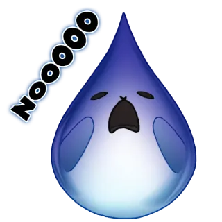 😱 NOOOOO air mata, menangis, sedih, ekspresi, kartun, emosi telegram sticker