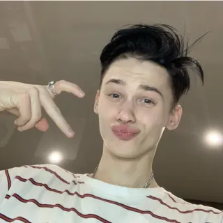 ❤️ Selfie, Persona, Retrato, Cara, Adolescente, Hombre joven telegram sticker