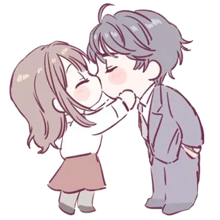 Couples @TodorokiShouto telegram stickers