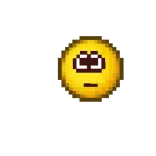 🔫 Emoji, Pixelkunst, Gelbes Gesicht, Neutral, Ausdruckslos whatsapp sticker