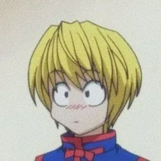 🕷️ Kurapika Hunter x Hunter anime, Kurapika, Hunter x Hunter, facial expression telegram sticker