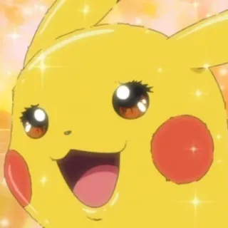 ⚡️ Pikachu Pokemon pokemon, pikachu, anime, carino, giallo telegram sticker