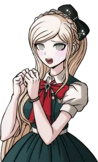 😳 Sonia Nevermind Danganronpa Anime, Personnage, Blonde, Danganronpa, Sonia Nevermind telegram sticker