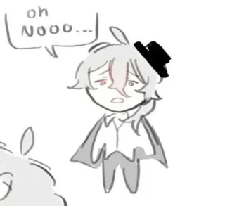 🙁 oh NOOO... sedih, kartun, karakter, emosi telegram sticker
