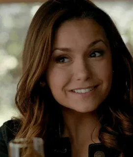 🥀 Elena Gilbert The Vampire Diaries Elena Gilbert, Vampire Diaries, Nina Dobrev, character, tv show telegram sticker