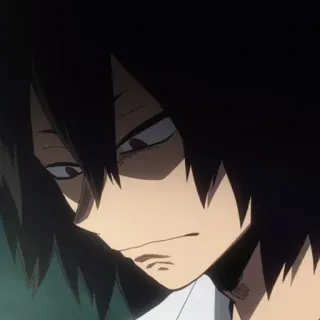 😖 Shota Aizawa My Hero Academia Аниме, Персонаж, Айзава, Моя геройская академия, Шота Айзава whatsapp sticker