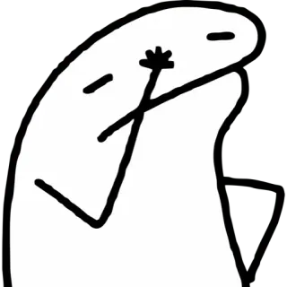 🤦‍♂ FlorkofCows, 火柴人, 手势, 冒犯性 telegram sticker