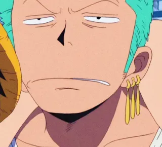 😑 Zoro One Piece Anime, One Piece, Zoro, Roronoa Zoro, Karakter telegram sticker