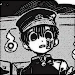 🔭 Hanako Toilet-bound Hanako-kun Anime, Manga, Fantôme, Esprit, École, Surnaturel, Hanako-kun telegram sticker