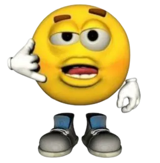 🤙 Emoji, Meme, Stanco, Annoiato, Divertente, Cartone animato whatsapp sticker
