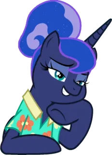 💋 Princess Luna My Little Pony princess luna, my little pony, cartoon, pony, character telegram sticker