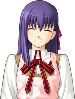 😁 Sakura Matou Fate/stay night Anime, Personnage, Fate, Fate/stay night, Sakura Matou telegram sticker