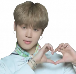 ❤️ Jimin k-pop, singer, jimin, bts, idol, heart, love telegram sticker