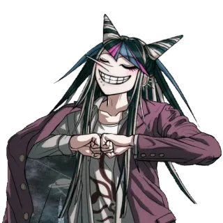 😁 Ibuki Mioda Danganronpa Anime, Ibuki Mioda, Danganronpa, Personnage, Fanart telegram sticker