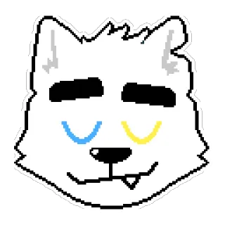 😼 動物, 犬, ステッカー, デジタルアート, ピクセルアート, 漫画 telegram sticker