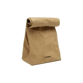 🌟 Papiertüte, Lunchbag, Braun, Jil Sander, Mode whatsapp sticker