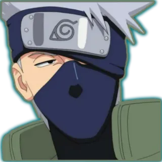 🧐 Kakashi Hatake Naruto 카카시, 나루토, 애니메이션, 만화, 닌자, 캐릭터, 스티커 telegram sticker