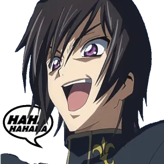 🤣 HAHA HAHAHA anime, laughter, cartoon, manga telegram sticker