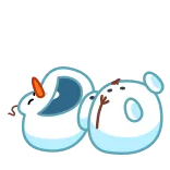 Snowman whatsapp stickers