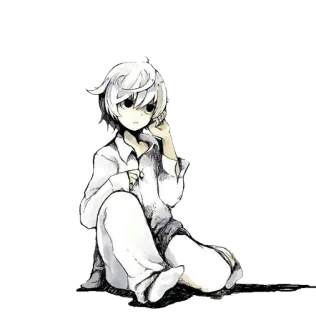 🤔 Near Death Note anime, manga, death note, near, character, intellectual telegram sticker