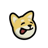 😛 cane, shiba inu, animale, emoji, meme, felice telegram sticker