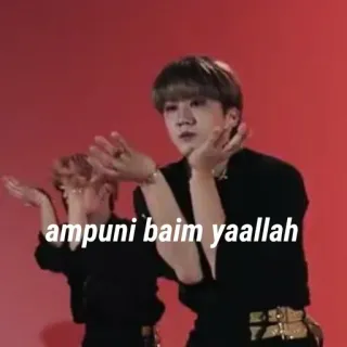 🤞 ampuni baim yaallah Мем, Смешно, Индонезийский, Молитва, Яаллах whatsapp sticker