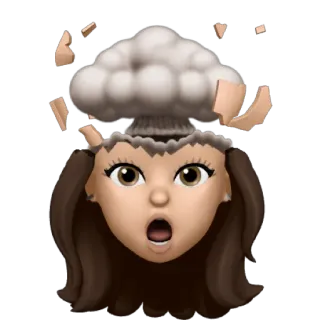 🤯 Emoji, Explosão, Surpreso, Cabeça, Chocado telegram sticker
