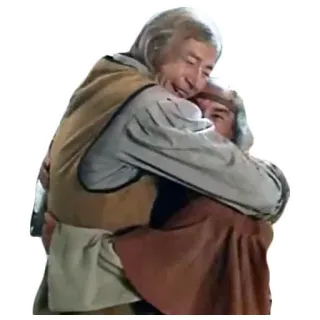 🤝 peluk, kasih sayang, pelukan, persahabatan, dukungan telegram sticker